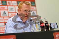 2. Bundesliga - Fußball - FC Ingolstadt 04 - SSV Jahn Regensburg - Pressekonferenz nach dem Spiel - Cheftrainer Maik Walpurgis (FCI)
