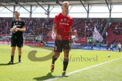 2. BL - Saison 2017/2018 - FC Ingolstadt 04 - 1. FC Union Berlin - Alfredo Morales (#6 FCI) vor dem Spiel beim warm machen - Foto: Meyer Jürgen