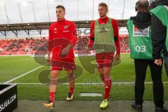 2. BL - Saison 2017/2018 - FC Ingolstadt 04 - MSV Duisburg - Max Christiansen (#5 FCI) - Hauke Wahl (#25 FCI) - Foto: Meyer Jürgen