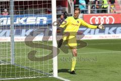 2. Bundesliga - Fußball - FC Ingolstadt 04 - 1. FC Kaiserslautern - Tor Jubel 0:3 chancenlos Torwart Marco Knaller (16, FCI)