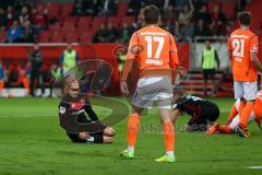 2. BL - Saison 2017/2018 - FC Ingolstadt 04 - SV Darmstadt 98 - Sonny Kittel (#10 FCI) wird im Strafraum gefoult, es gibt Elfmeter - Foto: Meyer Jürgen