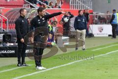 2. Bundesliga - Fußball - FC Ingolstadt 04 - FC Erzgebirge Aue - Cheftrainer Stefan Leitl (FCI) an der Seitenlinie