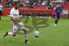 2. BL - Saison 2017/2018 - FC Ingolstadt 04 - FC Erzgebirge Aue - Christian Träsch (#28 FCI) - Foto: Meyer Jürgen