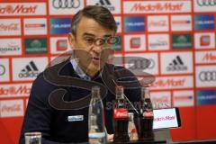 2. Bundesliga - Fußball - FC Ingolstadt 04 - SpVgg Greuther Fürth - Pressekonferenz nach dem Spiel Cheftrainer Damir Buric (Fürth)