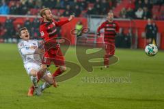 2. BL - Saison 2017/2018 - FC Ingolstadt 04 - VFL Bochum - Moritz Hartmann (#9 FCI) - Thomas Eisfeld (#10 Bochum) - Foto: Meyer Jürgen