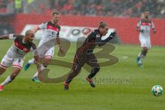 2. BL - Saison 2017/2018 - FC Ingolstadt 04 - FC St. Pauli - Patrick Ebert (#7 FCI) - Foto: Meyer Jürgen