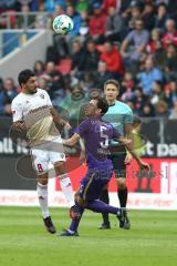 2. Bundesliga - Fußball - FC Ingolstadt 04 - FC Erzgebirge Aue - Almog Cohen (8, FCI) Fandrich Clemens (Aue 5)