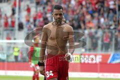 2. Bundesliga - Fußball - FC Ingolstadt 04 - SSV Jahn Regensburg - Spiel ist aus Niederlage, Marvin Matip (34, FCI) Augen zu, gehet vom feld
