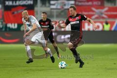 2. Bundesliga - Fußball - FC Ingolstadt 04 - 1. FC Heidenheim - Sebastian Griesbeck (18 HDH) Marcel Gaus (19, FCI) Angriff