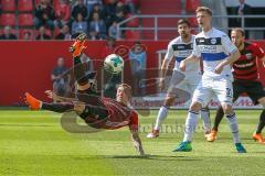 2. BL - Saison 2017/2018 - FC Ingolstadt 04 - Arminia Bielefeld - Sonny Kittel (#10 FCI) mit einem Fallrückzieher - Foto: Meyer Jürgen