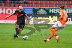 2. BL - Saison 2017/2018 - FC Ingolstadt 04 - SV Darmstadt 98 - Tobias Levels (#3 FCI) - Großkreutz Kevin (#19 Darmstadt) - Foto: Meyer Jürgen