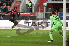 2. Bundesliga - Fußball - FC Ingolstadt 04 - Fortuna Düsseldorf - Almog Cohen (8, FCI) Raphael Wolf (30 Fortuna)