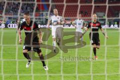 2. Bundesliga - Fußball - FC Ingolstadt 04 - 1. FC Heidenheim - Elfmeter Tor rechts Stefan Kutschke (20, FCI) dreht zum Jubel ab, rechts schreit Sonny Kittel (10, FCI)