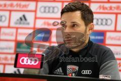 2. Bundesliga - Fußball - FC Ingolstadt 04 - Fortuna Düsseldorf - Pressekonferenz nach dem Spiel, Cheftrainer Stefan Leitl (FCI)
