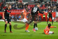 2. BL - Saison 2017/2018 - FC Ingolstadt 04 - SV Darmstadt 98 - Sonny Kittel (#10 FCI) beim Schuss - Foto: Meyer Jürgen