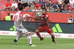 2. Bundesliga - Fußball - FC Ingolstadt 04 - SSV Jahn Regensburg - Sebastian Nachreiner (28 Jahn) Darío Lezcano (11, FCI)