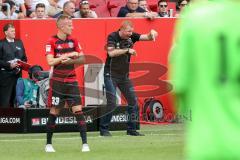 2. BL - Saison 2017/2018 - FC Ingolstadt 04 - 1. FC Union Berlin - Maik Walpurgis (Trainer FCI) gibt Anweisungen - Handzeichen - Foto: Meyer Jürgen
