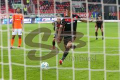 2. BL - Saison 2017/2018 - FC Ingolstadt 04 - SV Darmstadt 98 - Stefan Kutschke (#20 FCI) verwandelt den Elmeter zur 1:0 Führung - tor - jubel - Foto: Meyer Jürgen