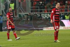 2. Bundesliga - Fußball - FC Ingolstadt 04 - VfL Bochum - Spiel ist aus 0:1 Niederlage Marvin Matip (34, FCI) Stefan Kutschke (20, FCI) enttäuscht