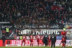 2. Bundesliga - Fußball - FC Ingolstadt 04 - VfL Bochum - Spiel ist aus 0:1 Niederlage Fans beschimpfen die Mannschaft, passion not found
