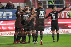 2. Bundesliga - Fußball - FC Ingolstadt 04 - 1. FC Heidenheim - Tor Jubel Hauke Wahl (25, FCI) trifft zum 1:0, mit Marvin Matip (34, FCI) Thomas Pledl (30, FCI) Marcel Gaus (19, FCI) Stefan Kutschke (20, FCI) Alfredo Morales (6, FCI)