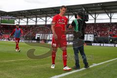 2. BL - Saison 2017/2018 - FC Ingolstadt 04 - SSV Jahn Regensburg - Stefan Kutschke (#20 FCI)  beim warm machen - Foto: Meyer Jürgen