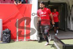 2. BL - Saison 2017/2018 - FC Ingolstadt 04 - 1. FC Union Berlin - Dario Lezcano (#11 FCI) vor dem Spiel beim warm machen - Foto: Meyer Jürgen