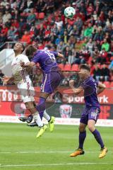 2. Bundesliga - Fußball - FC Ingolstadt 04 - FC Erzgebirge Aue - Kopfball Marvin Matip (34, FCI) Kempe, Dennis (Aue 15)