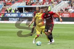 2. Bundesliga - Fußball - FC Ingolstadt 04 - 1. FC Union Berlin - 0:1 - rechts Stefan Kutschke (20, FCI) Angriff