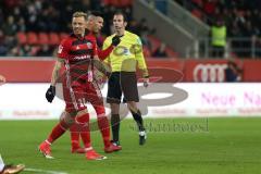 2. Bundesliga - Fußball - FC Ingolstadt 04 - SV Sandhausen - Sonny Kittel (10, FCI) und Alfredo Morales (6, FCI) knapp vorbei