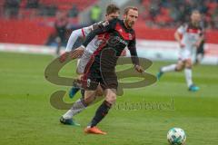 2. BL - Saison 2017/2018 - FC Ingolstadt 04 - FC St. Pauli - Moritz Hartmann (#9 FCI) - Foto: Meyer Jürgen