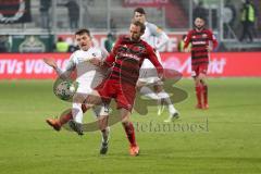 2. Bundesliga - Fußball - FC Ingolstadt 04 - VfL Bochum - Eisfeld, Thomas (VfL 10) Moritz Hartmann (9, FCI)