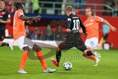 2. BL - Saison 2017/2018 - FC Ingolstadt 04 - SV Darmstadt 98 - Sonny Kittel (#10 FCI) schiesst den 2:0 Führungstreffer - jubel - Foto: Meyer Jürgen