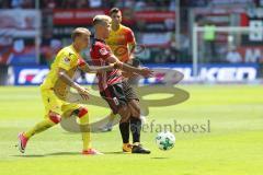 2. Bundesliga - Fußball - FC Ingolstadt 04 - 1. FC Union Berlin - Hedlund Simon (Union 17) Alfredo Morales (6, FCI)