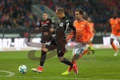 2. Bundesliga - Fußball - FC Ingolstadt 04 - SV Darmstadt 98 - Sonny Kittel (10, FCI) Sandro Sirigu (17 Darmstadt)