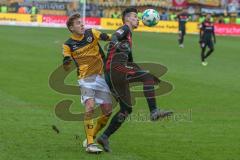 2. BL - Saison 2017/2018 - FC Ingolstadt 04 - Dynamo Dresden - Alfredo Morales (#6 FCI) im Zweikampf - Foto: Meyer Jürgen