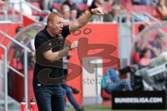 2. Bundesliga - Fußball - FC Ingolstadt 04 - 1. FC Union Berlin - 0:1 - Cheftrainer Maik Walpurgis (FCI) an der Seitenlinie schreit, Gestik