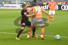 2. BL - Saison 2017/2018 - FC Ingolstadt 04 - SV Darmstadt 98 - Thomas Pledl (#30 FCI) - Großkreutz Kevin (#19 Darmstadt) - Foto: Meyer Jürgen