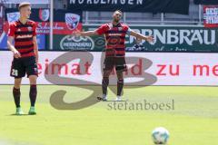 2. BL - Saison 2017/2018 - FC Ingolstadt 04 - 1. FC Union Berlin - Marvin Matip (#34 FCI)  mit der Schiedsrichterentscheidung unzufrieden - Foto: Meyer Jürgen
