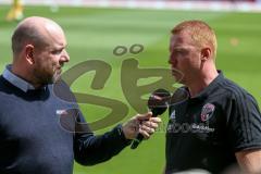 2. BL - Saison 2017/2018 - FC Ingolstadt 04 - 1. FC Union Berlin - Maik Walpurgis (Trainer FCI) im Interview mit Sky -  - Foto: Meyer Jürgen