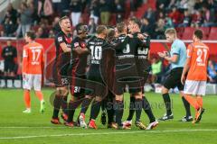 2. BL - Saison 2017/2018 - FC Ingolstadt 04 - SV Darmstadt 98 - Stefan Kutschke (#20 FCI) verwandelt den Elmeter zur 1:0 Führung - tor - jubel - Foto: Meyer Jürgen