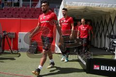 2. BL - Saison 2017/2018 - FC Ingolstadt 04 - 1. FC Union Berlin -Dario Lezcano (#11 FCI) vor dem Spiel beim warm machen -  Foto: Meyer Jürgen