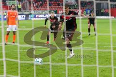 2. BL - Saison 2017/2018 - FC Ingolstadt 04 - SV Darmstadt 98 - Stefan Kutschke (#20 FCI) verwandelt den Elmeter zur 1:0 Führung - tor - jubel - Foto: Meyer Jürgen