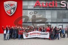 2. Bundesliga - Fußball - FC Ingolstadt 04 - 1. FC Heidenheim - Initiative des FCI, Schanzengeber Charity mit Werner Roß