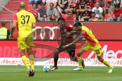 2. Bundesliga - Fußball - FC Ingolstadt 04 - 1. FC Union Berlin - 0:1 - Zweikampf Darío Lezcano (11, FCI) Trimmel Christopher (Union 28)