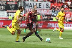 2. Bundesliga - Fußball - FC Ingolstadt 04 - 1. FC Union Berlin - 0:1 - Fürstner Stephan (Union 8) Sonny Kittel (10, FCI)