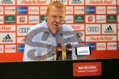 2. Bundesliga - Fußball - FC Ingolstadt 04 - SSV Jahn Regensburg - Pressekonferenz nach dem Spiel - Cheftrainer Maik Walpurgis (FCI)