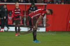 2. BL - Saison 2017/2018 - FC Ingolstadt 04 - Eintracht Braunschweig - Stefan Kutschke (#20 FCI) enttäuscht nach dem Spiel - Foto: Meyer Jürgen