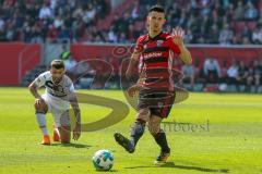 2. BL - Saison 2017/2018 - FC Ingolstadt 04 - Arminia Bielefeld - Alfredo Morales (#6 FCI) - Foto: Meyer Jürgen