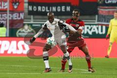 2. Bundesliga - Fußball - FC Ingolstadt 04 - SV Sandhausen - Vunguidica, José Pierre (20 SV)  und Marvin Matip (34, FCI)